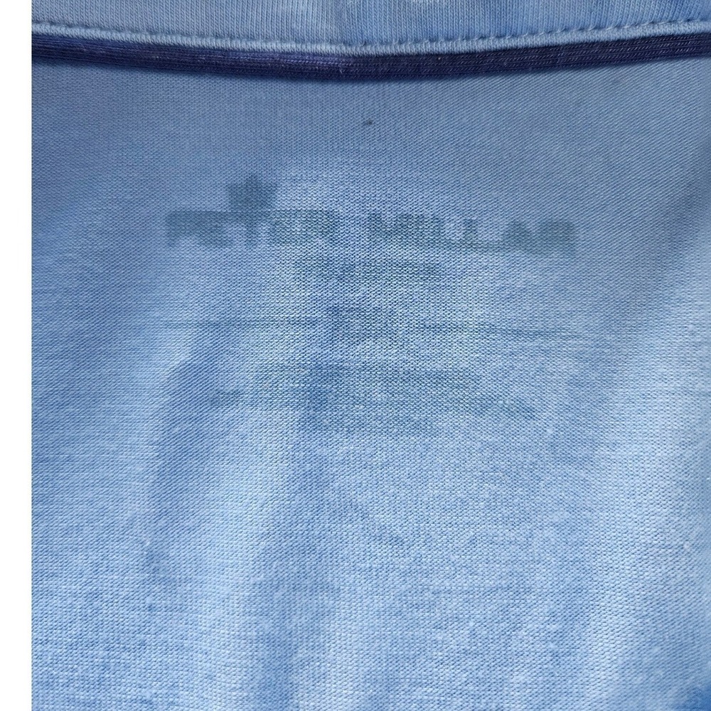 Peter Millar Polo Shirt Mens L Blue Coast Performance Stretch Golf Crown Sport - Picture 4 of 8